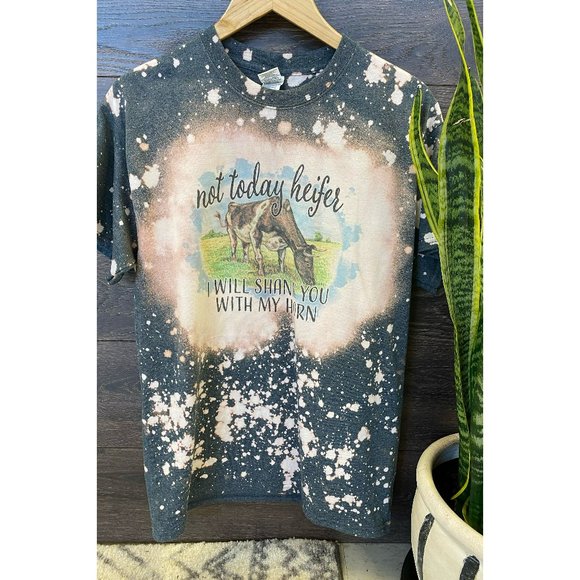 NWT Not Today Heifer I'll Shank You Funny Graphic Tee - Picture 1 of 1